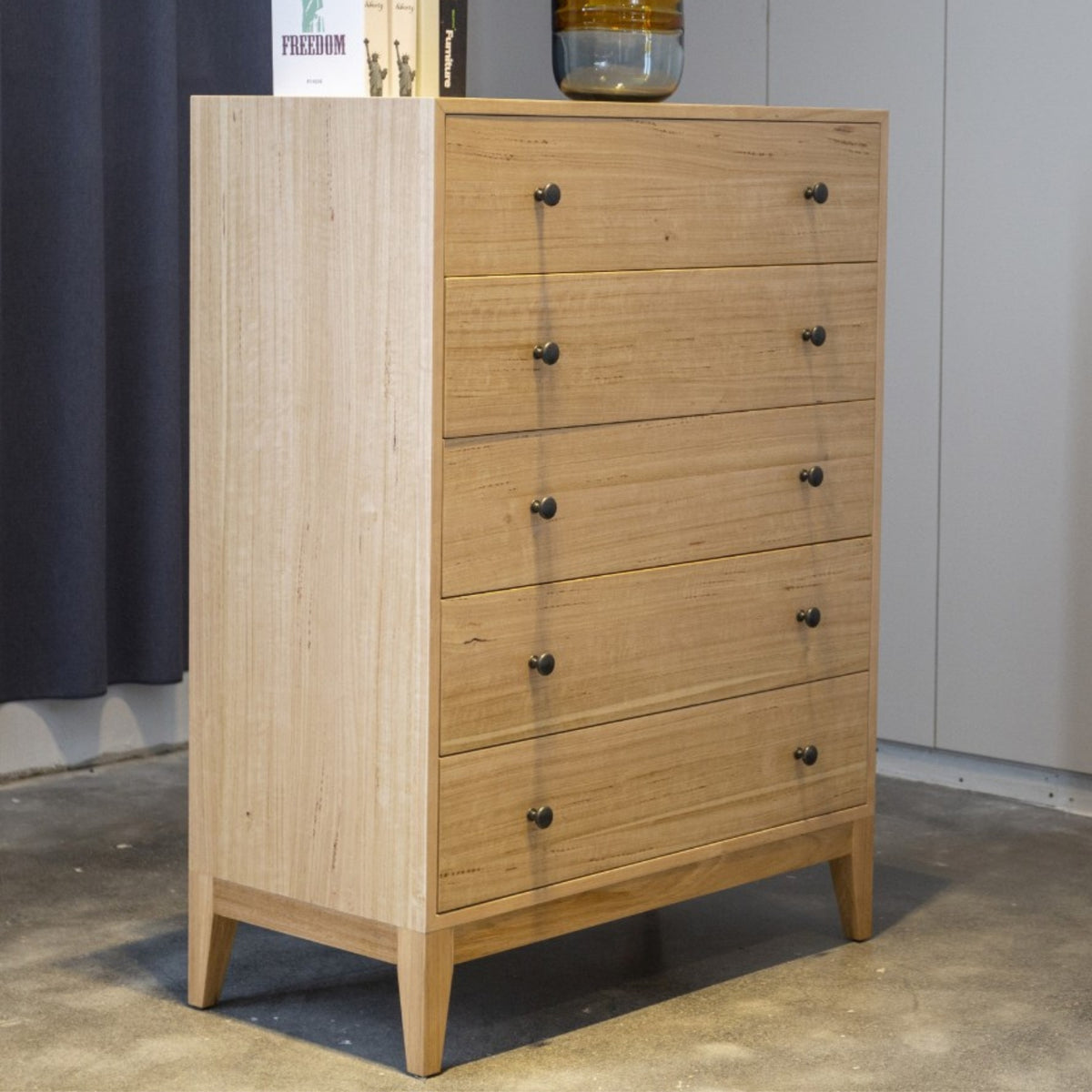 Skandinav Tallboy Cabinet Natural