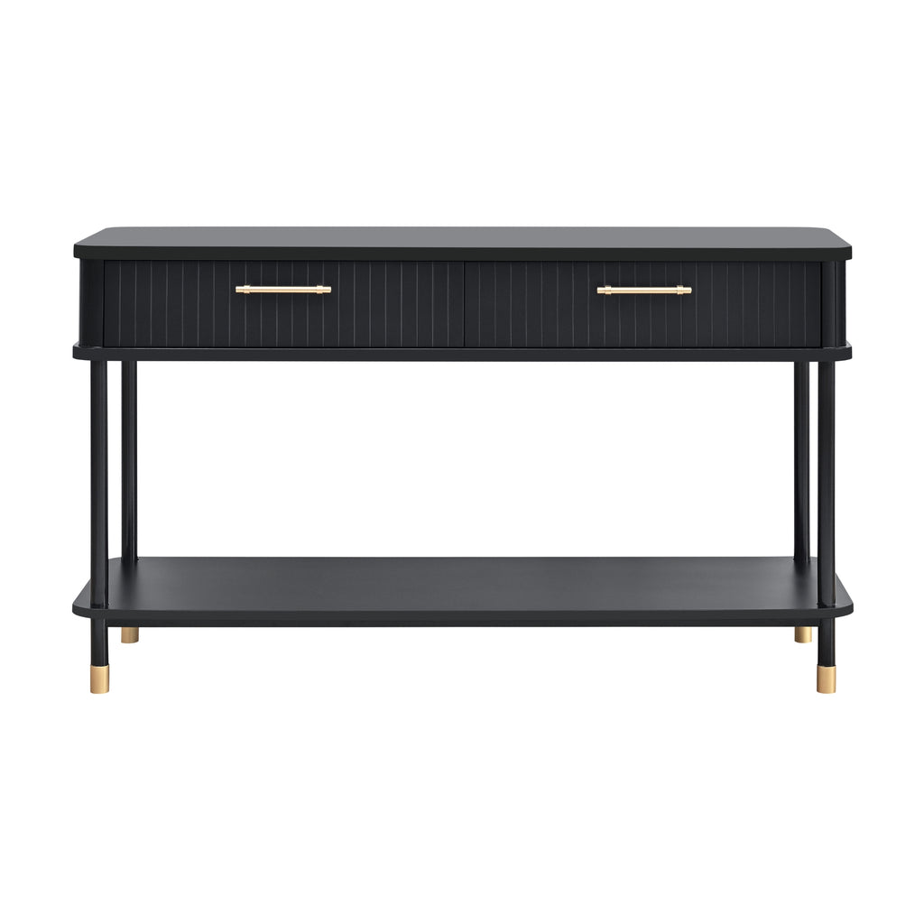 Sophus 140cm Console Hall Entrance Table Black