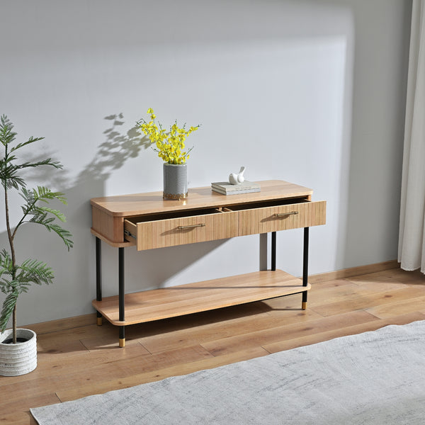 Sophus 140cm Console Hall Entrance Table Natural