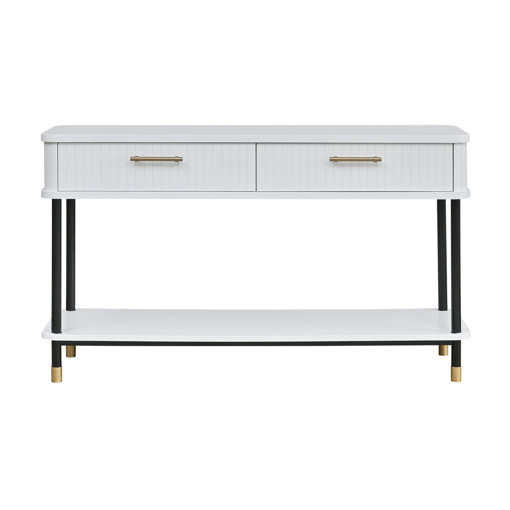 Sophus 140cm Console Hall Entrance Table White
