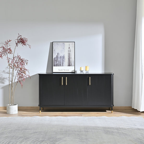 Sophus 160cm Buffet Table Black