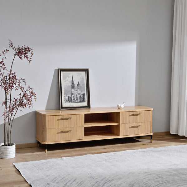 Sophus 200cm ETU Entertainment TV Unit Natural
