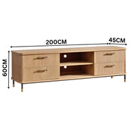 Sophus 200cm ETU Entertainment TV Unit Natural