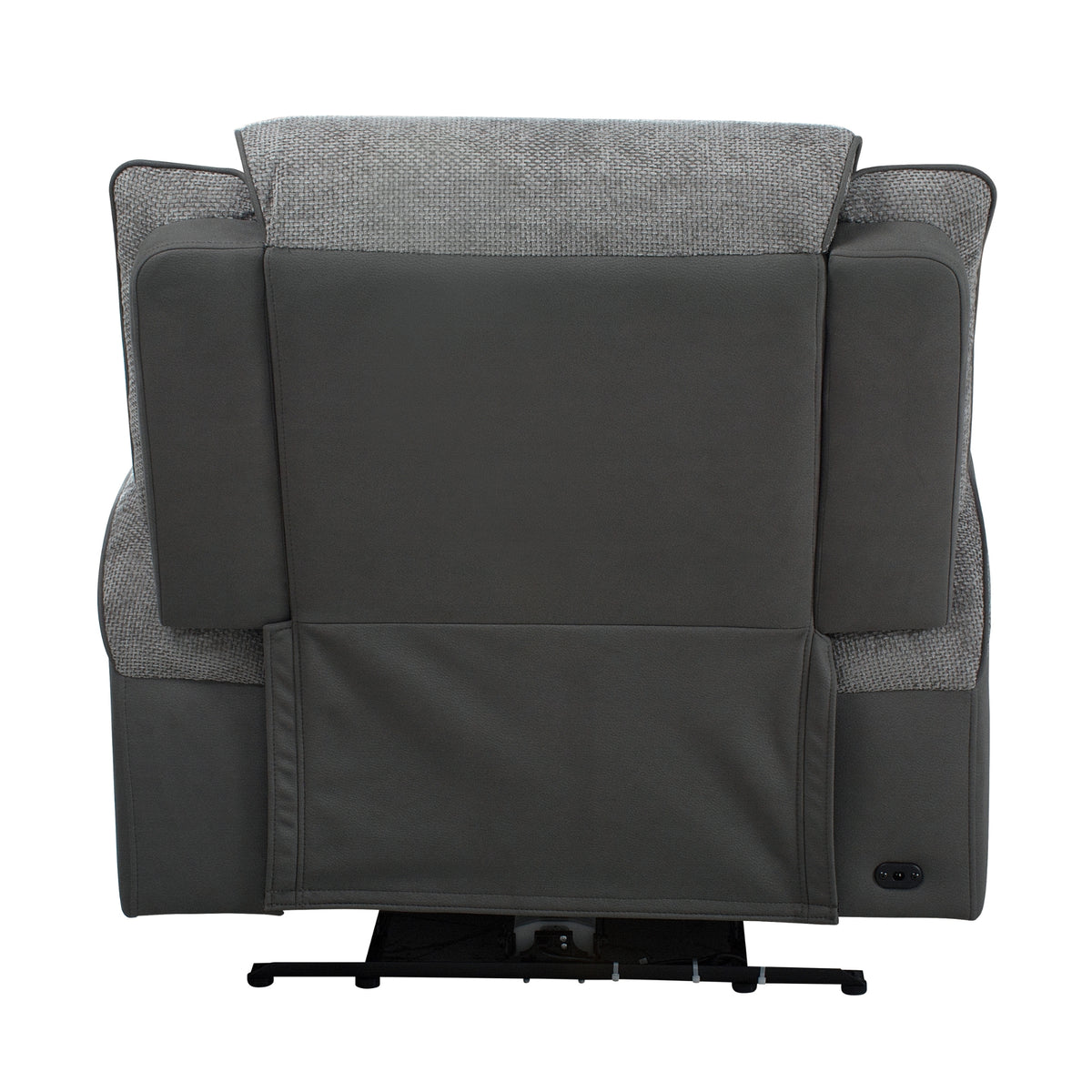 Southwest 1 Seater Electric Recliner Fabric Sofa Lounge Graphite Grey