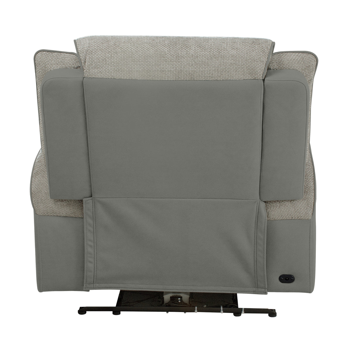 Southwest 1 Seater Electric Recliner Fabric Sofa Lounge Oyster Beige