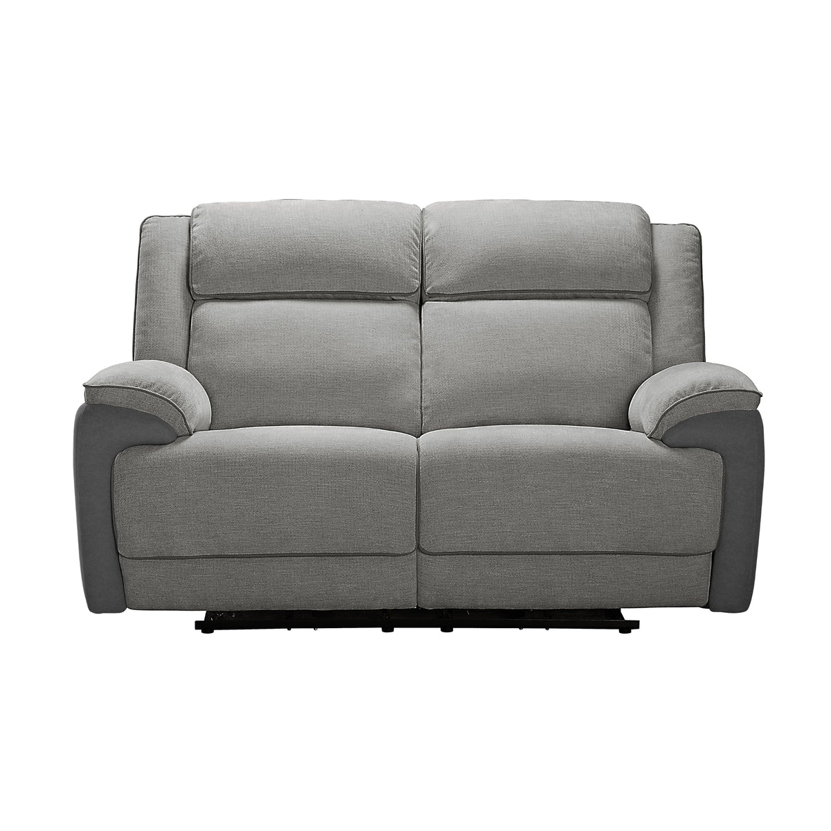 Southwest 2 Seater Electric Recliner Fabric Sofa Lounge Graphite Grey