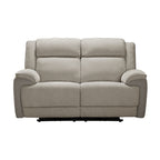 Southwest 2 Seater Electric Recliner Fabric Sofa Lounge Oyster Beige