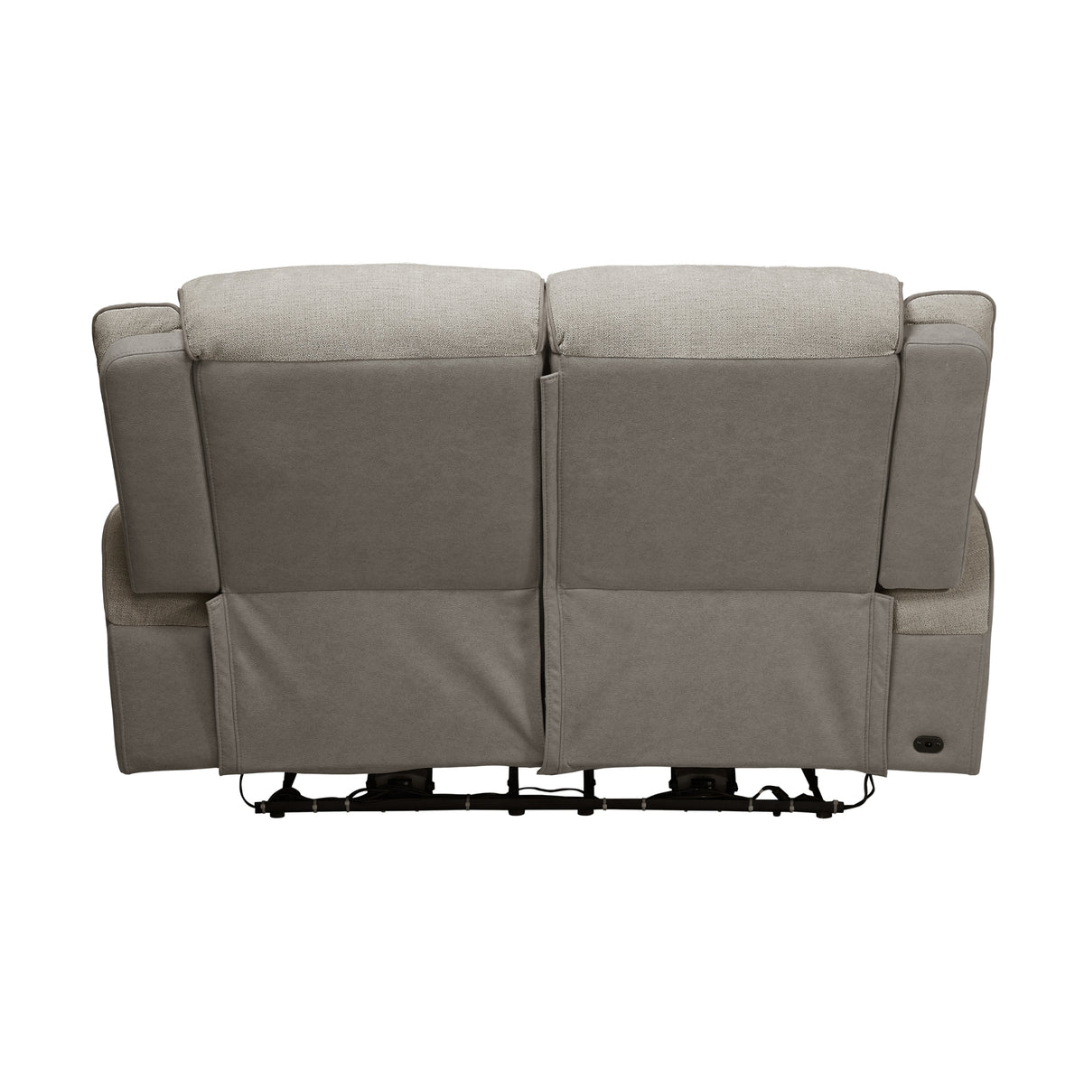 Southwest 2 Seater Electric Recliner Fabric Sofa Lounge Oyster Beige