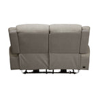 Southwest 2 Seater Electric Recliner Fabric Sofa Lounge Oyster Beige