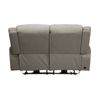 Southwest 2 Seater Electric Recliner Fabric Sofa Lounge Oyster Beige
