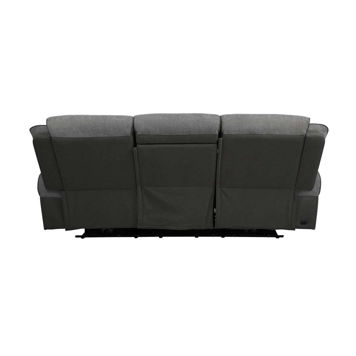 Southwest 3 Seater Electric Recliner Fabric Sofa Lounge Graphite Grey