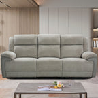 Southwest 3 Seater Electric Recliner Fabric Sofa Lounge Oyster Beige