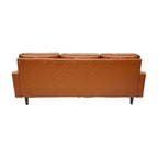 Stockholm 4 Seater Sofa LHF Chaise Premium Faux Leather Sofa Tan