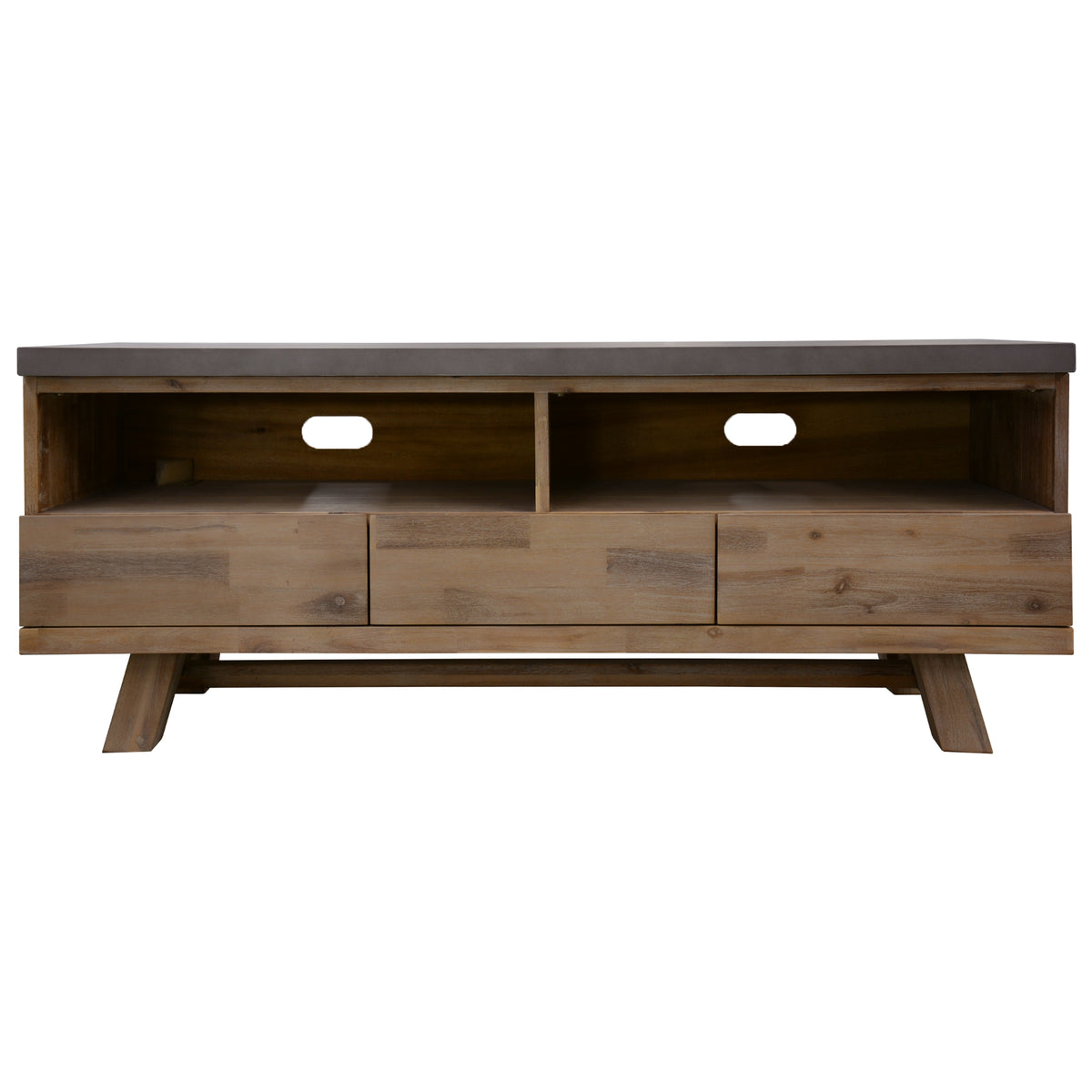 Stony 150cm ETU Entertainment TV Unit with Concrete Top Grey 