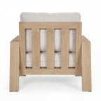 Stud 1 Seater Outdoor Sofa Lounge Chair White Wash