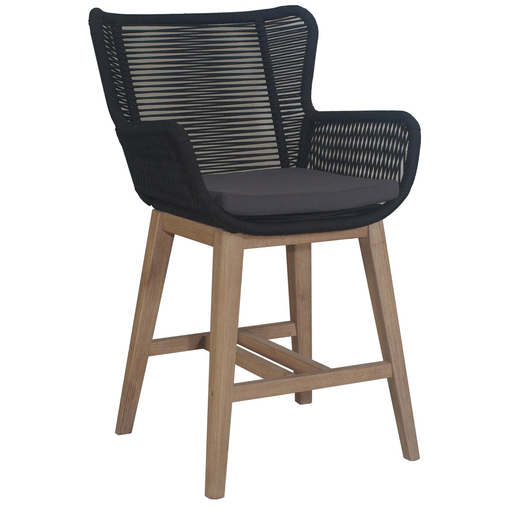 Stud 11pc Outdoor High Bar Dining Set 10pc Barstool Chair 240cm Timber Table