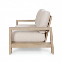 Stud 2 Seater Outdoor Sofa Lounge White Wash