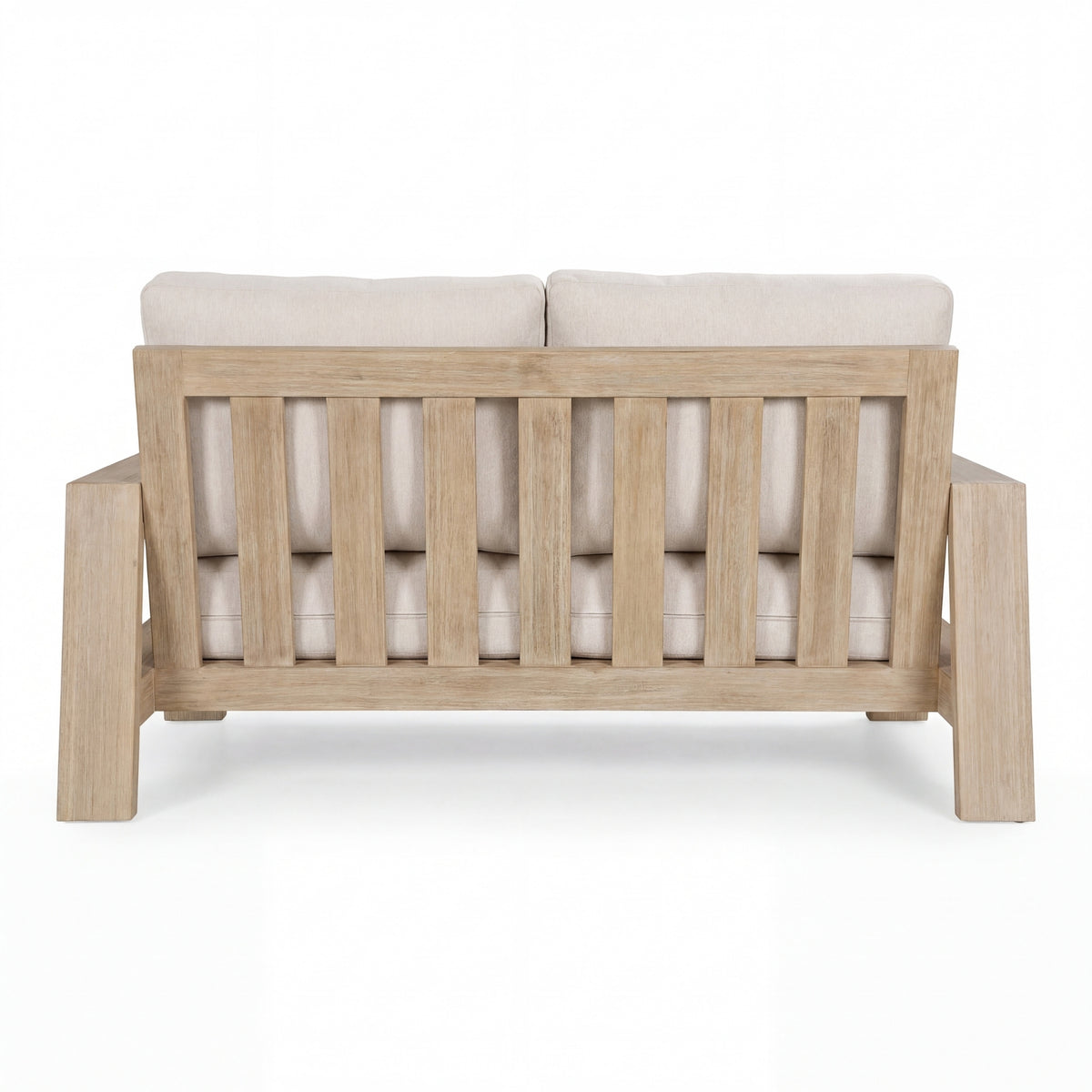 Stud 2 Seater Outdoor Sofa Lounge White Wash