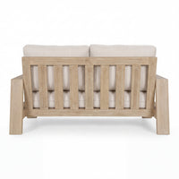 Stud 2 Seater Outdoor Sofa Lounge White Wash