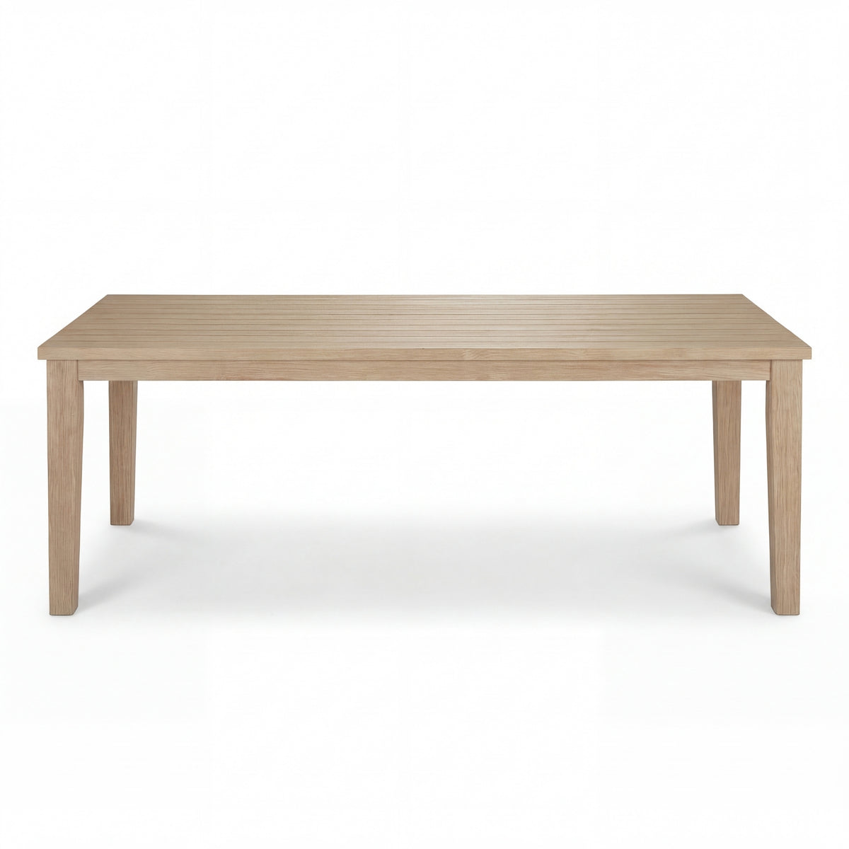 Stud 220cm Outdoor Dining Table White Wash