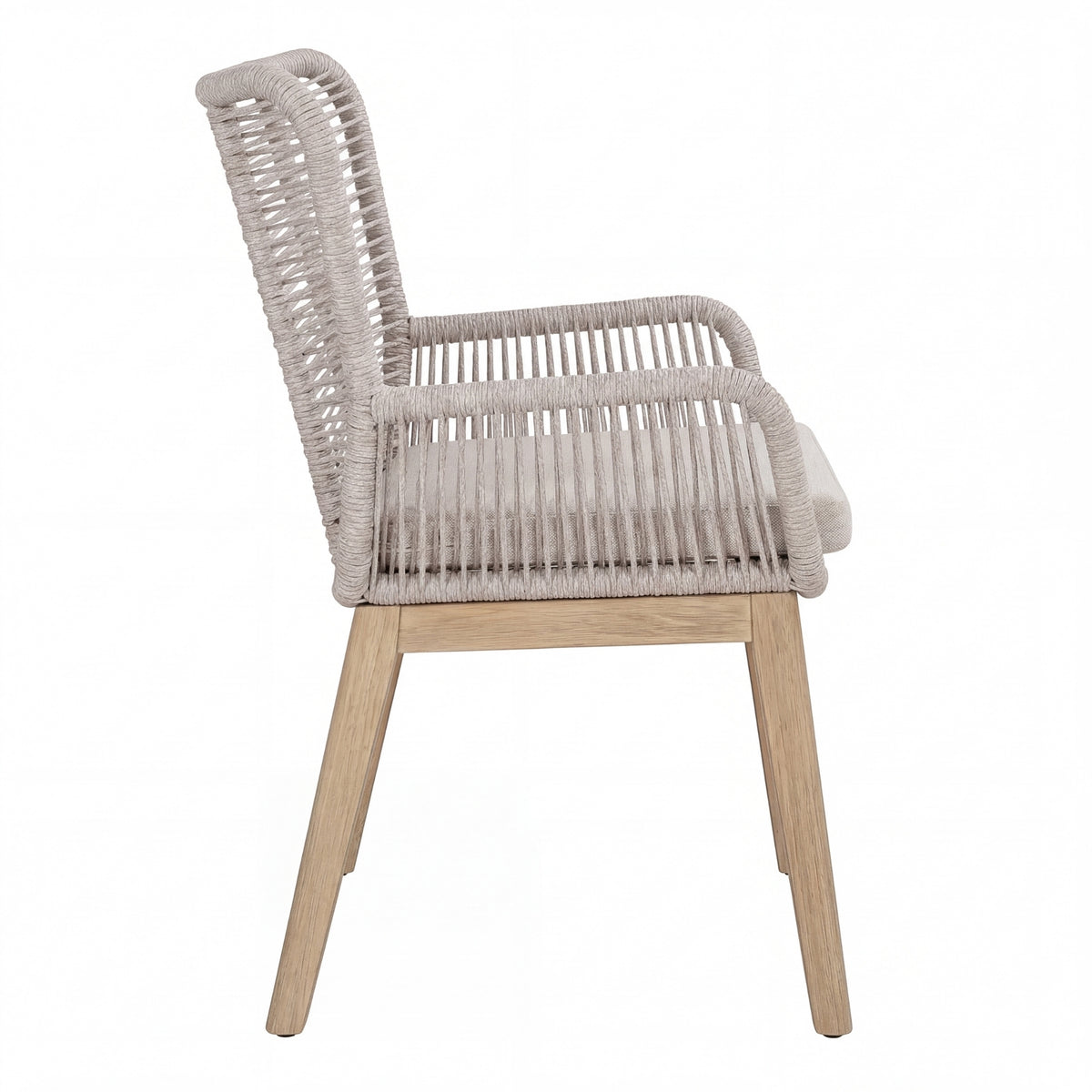 Stud 2pc Set Outdoor Chair White Wash