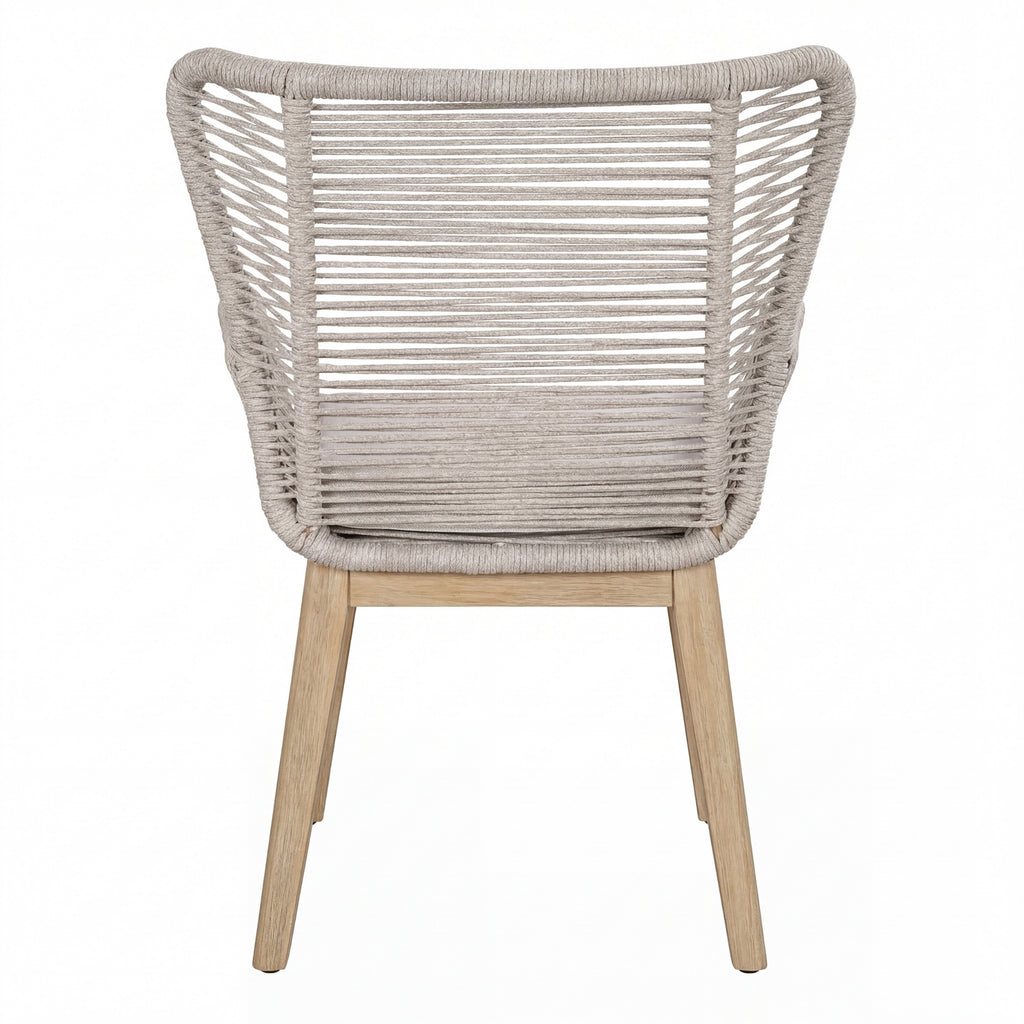 Stud 2pc Set Outdoor Chair White Wash