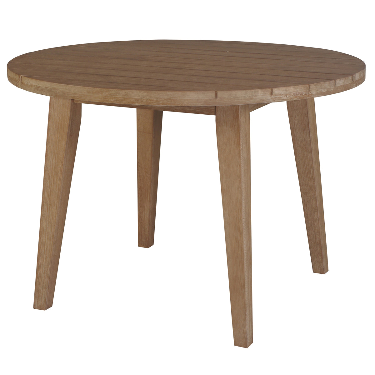Stud 5pc Outdoor Dining Set 4pc Rope Chair with 110cm Round Solid Timber Table
