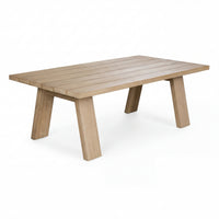 Stud Outdoor Coffee Table White Wash