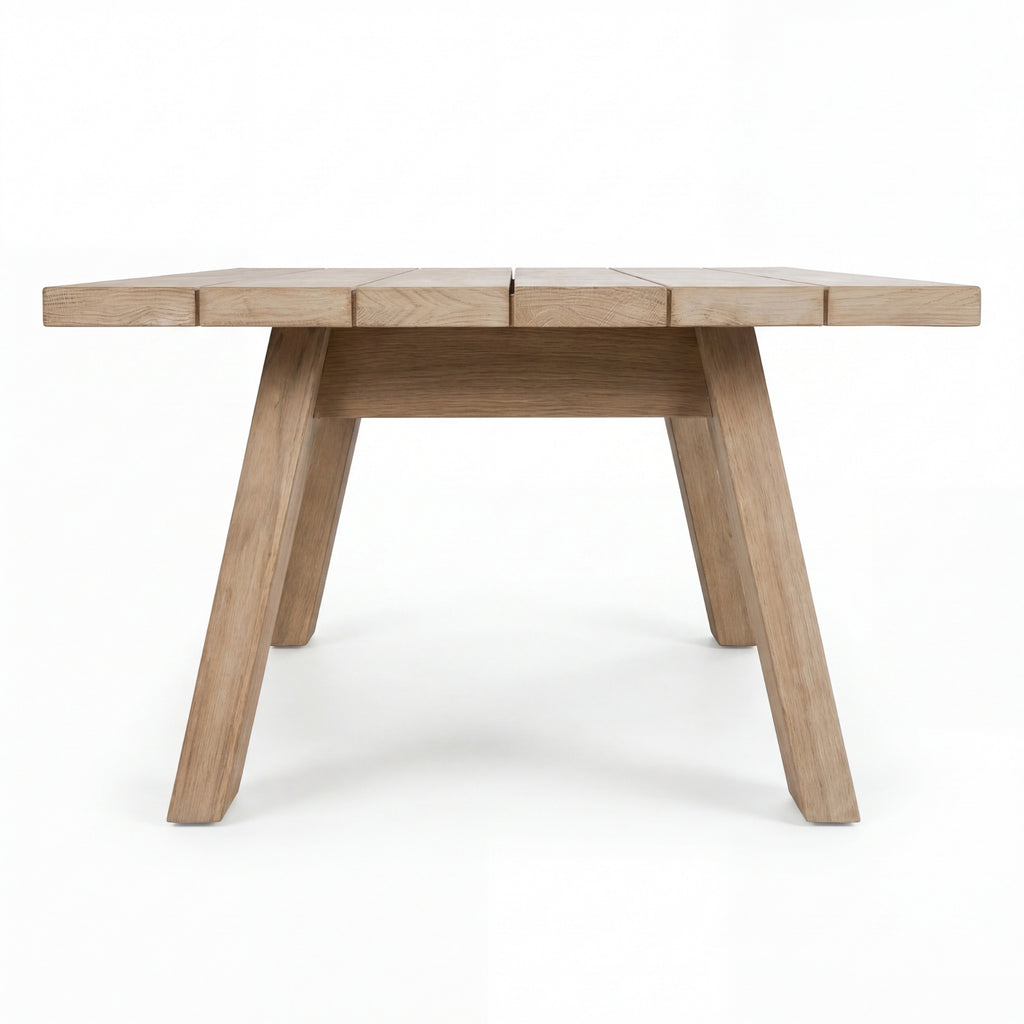 Stud Outdoor Coffee Table White Wash