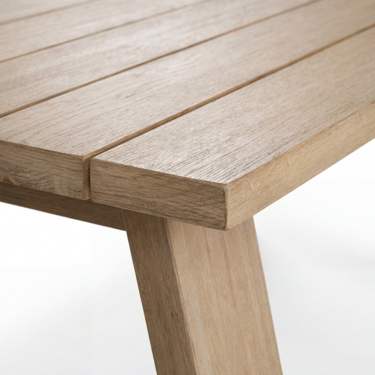 Stud Outdoor Coffee Table White Wash