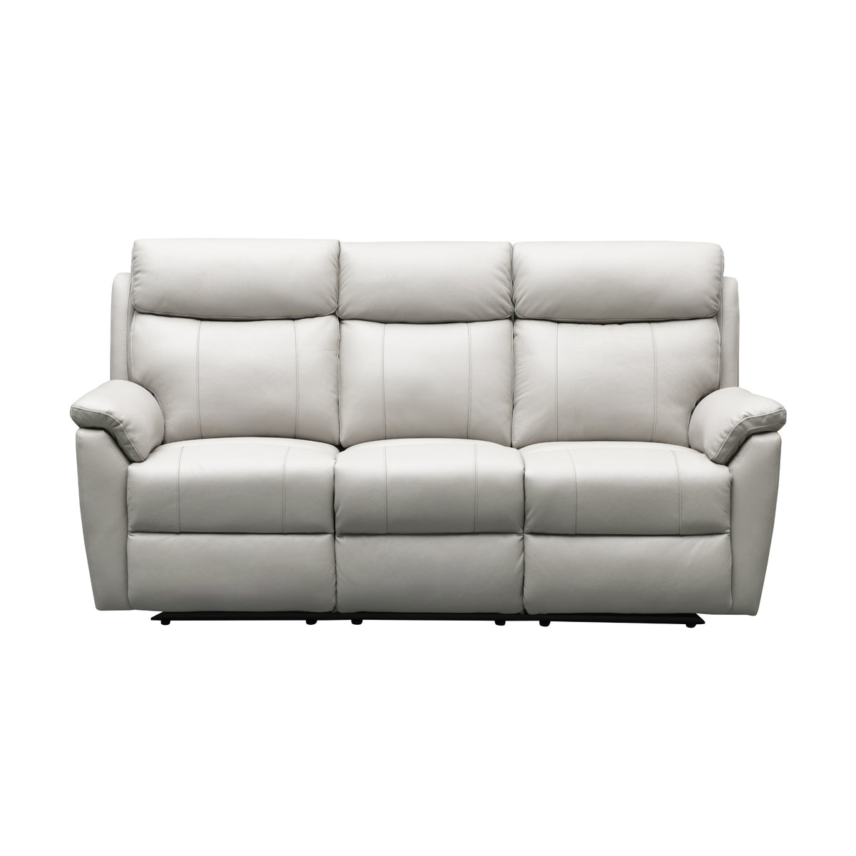 Sundance 3+1+1 Seater Set Recliner Split Leather Lounge Chair Light Grey