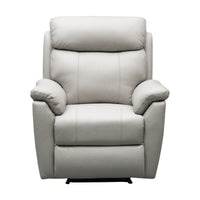 Sundance 3+1+1 Seater Set Recliner Split Leather Lounge Chair Light Grey
