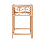Sunny Rattan Cane Bedside Table Natural