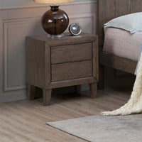 Suno Bedside Table Dark Grey