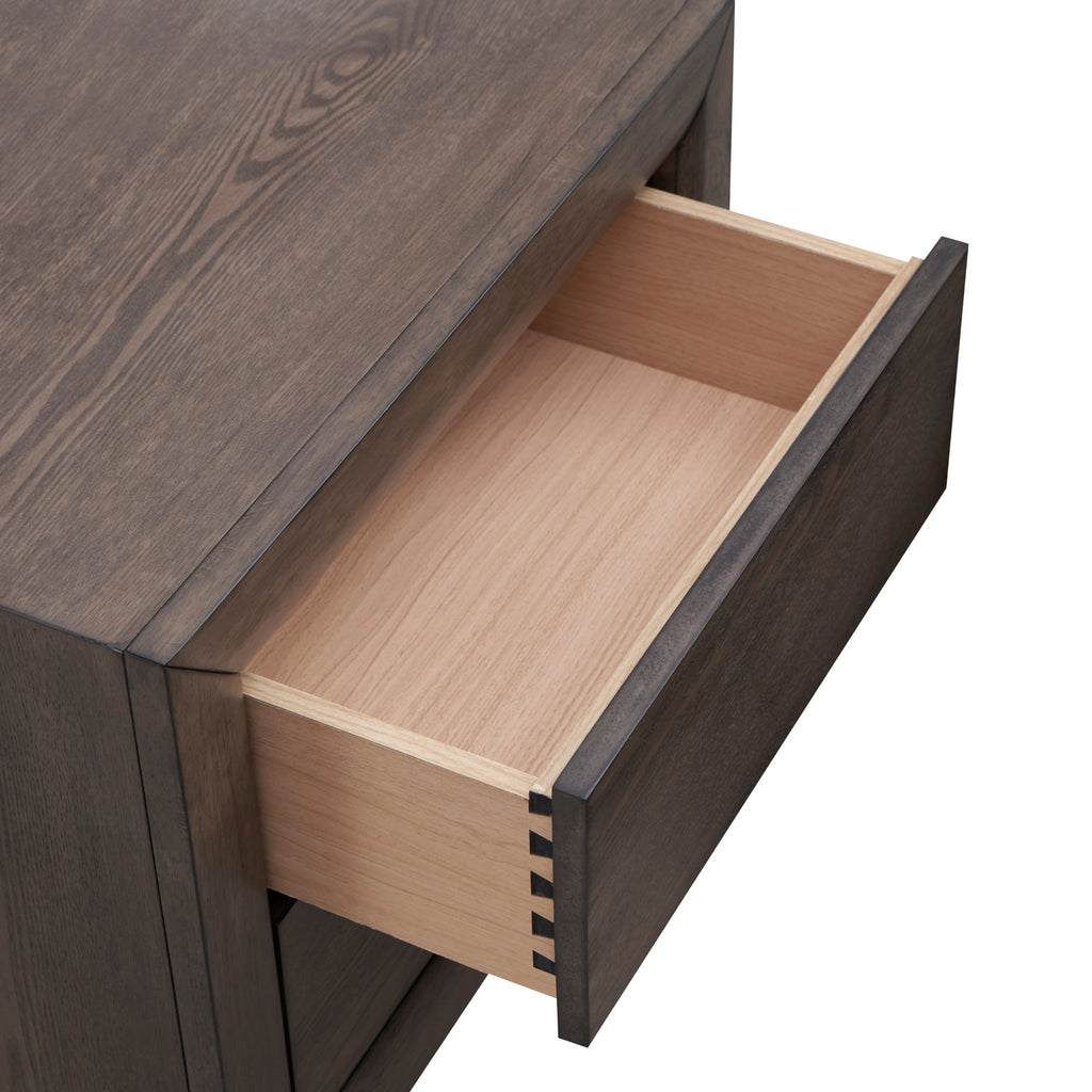 Suno Bedside Table Dark Grey