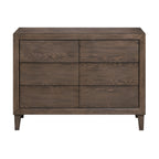 Suno Double Bedroom Suite Bed Frame Bedside Dresser Set Dark Grey