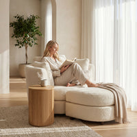 Sunshine Ottoman Chair Snow White