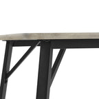 Supreme 200cm Dining Table Faux Marble Melamine Top Stone Grey
