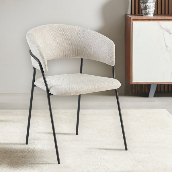 Supreme 2pc Set Dining Chair Beige