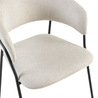 Supreme 2pc Set Dining Chair Beige