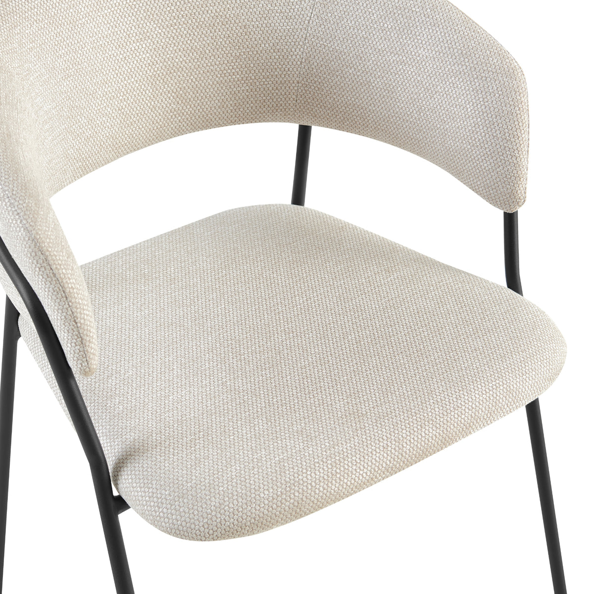 Supreme 2pc Set Dining Chair Beige