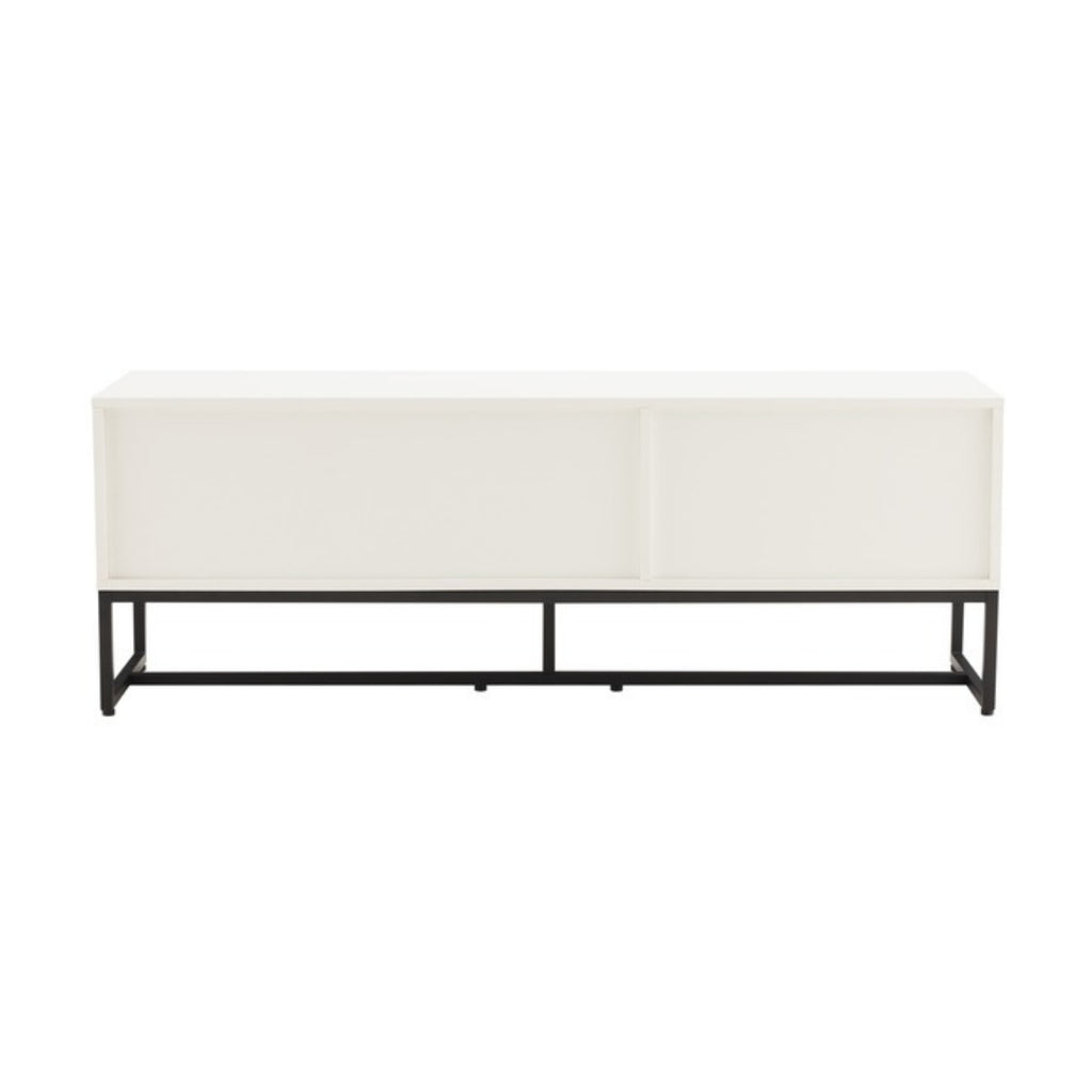 Svana 140cm ETU Entertainment TV Unit White, rear view