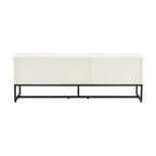 Svana 140cm ETU Entertainment TV Unit White, rear view
