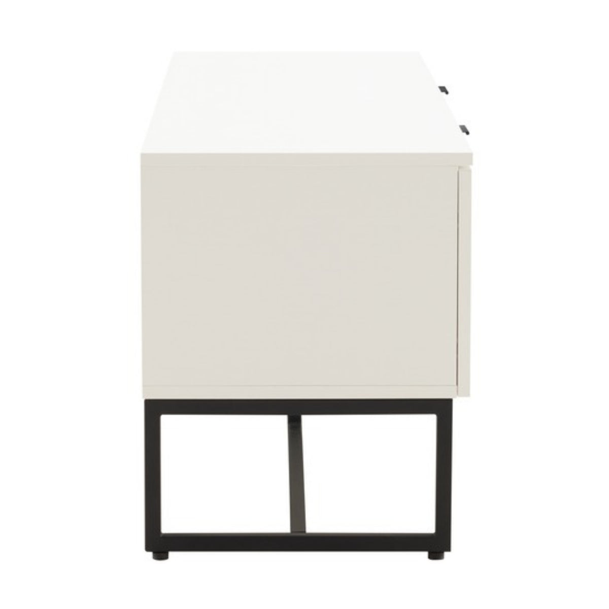 Svana 140cm ETU Entertainment TV Unit White, side view