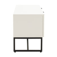 Svana 140cm ETU Entertainment TV Unit White, side view