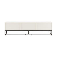 Svana 180cm ETU Entertainment TV Unit White, rear view