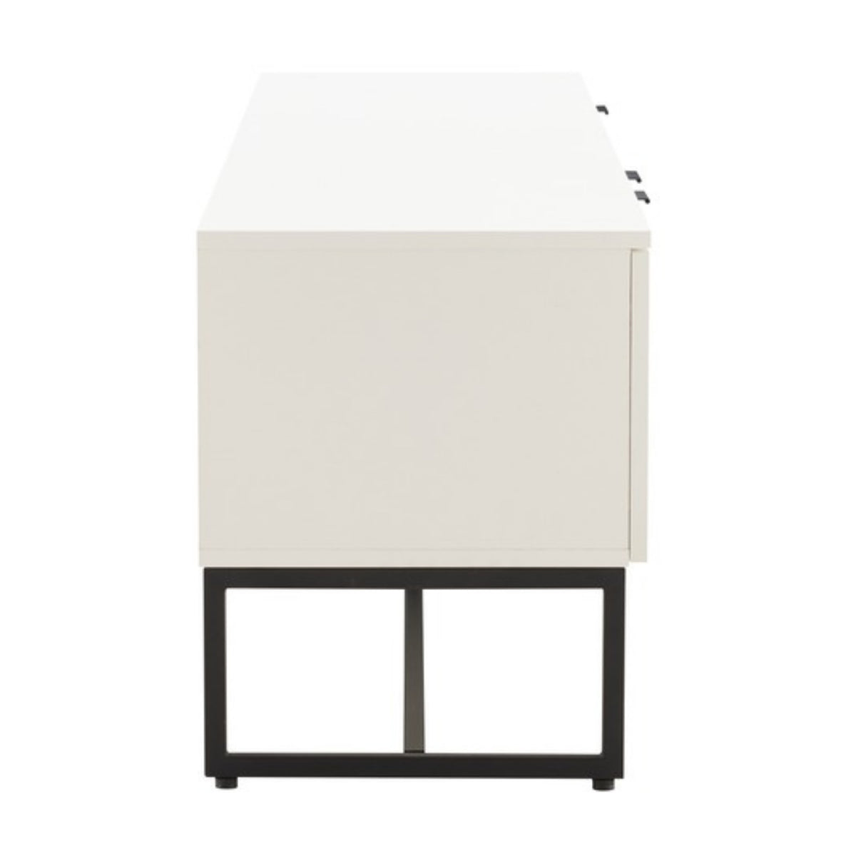 Svana 180cm ETU Entertainment TV Unit White, side view