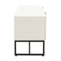 Svana 180cm ETU Entertainment TV Unit White, side view