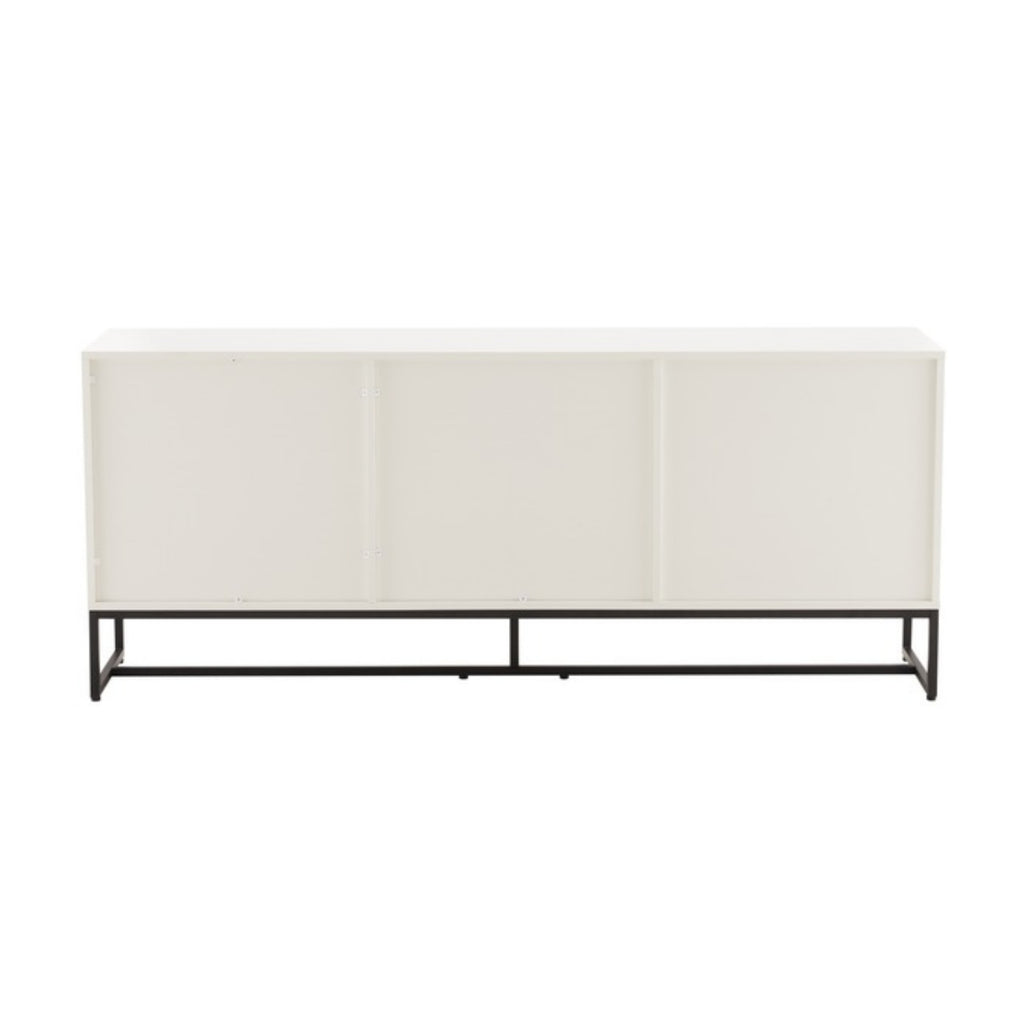 Svana 180cm Sideboard Buffet Table White, rear view