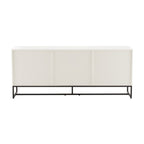 Svana 180cm Sideboard Buffet Table White, rear view